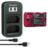 Pin Sạc Kingma for Canon LP-E6NH 2400mAh , sạc BM-058Q nhanh