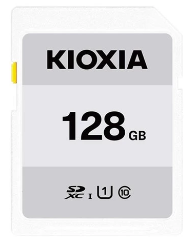 Thẻ nhớ SDXC UHS-I KIOXIA 128GB 100MB/s Nobox, MADE IN JAPAN
