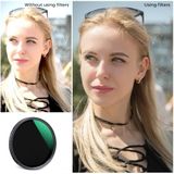 Filter K&F Concept Nano D ND2-ND400 Variable Filter (1-9 Stop), 49-82mm