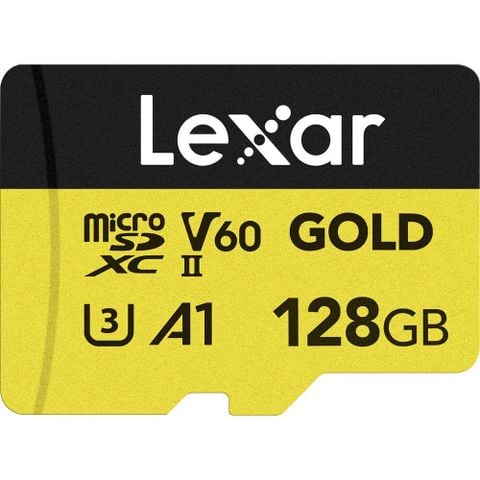 Thẻ nhớ Lexar Professional GOLD 128GB microSDXC V60