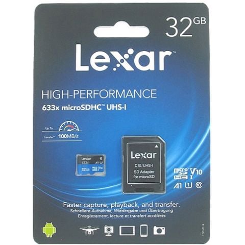 Thẻ nhớ MicroSD Lexar 32GB V10