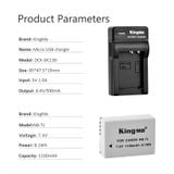 Bộ pin sạc máy ảnh Kingma for Canon NB-7L