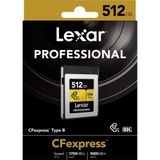 Thẻ nhớ Lexar Professional CFexpress Type B GOLD Series 512GB