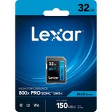 Thẻ nhớ SD Lexar Professional 800x PRO V10 32GB