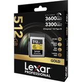 Thẻ nhớ Lexar Professional GOLD CFexpress 4.0 Type B 512GB