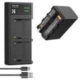 Bộ pin sạc K&F Concept NP-F970 6600mAh (KF28.0047)