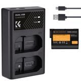 Bộ pin sạc máy ảnh K&F Concept EN-EL15  2100mAh (KF28.0012)