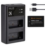 Bộ pin sạc máy ảnh K&F Concept  LP-E17 1250mAH (KF28.0014)