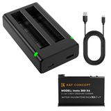 Bộ pin sạc K&F Concept Insta 360 X4 2350mAh (KF28.0050)