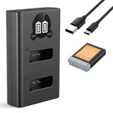 Bộ pin sạc K&F Concept NB-13L 1250mAh (KF28.0043)