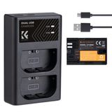 Bộ pin sạc K&F Concept LP-E6NH 2250mAh (KF28.0021)