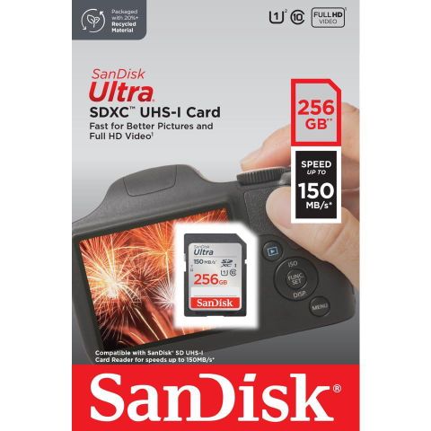 Thẻ nhớ SanDisk SDXC Ultra 256GB Class 10 150mb/s