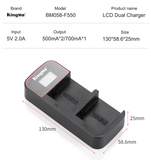 Pin máy ảnh Kingma for Sony NP-F970 dung lượng 8190mAh + Sạc đôi Ver 3