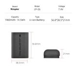 Pin Sạc Kingma for Cano LP-E6 1960mAh , sạc BM-058 ver 3