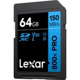 Thẻ nhớ SD Lexar Professional 800x PRO V30 64GB