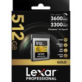 Thẻ nhớ Lexar Professional GOLD CFexpress 4.0 Type B 512GB