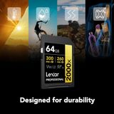 Thẻ nhớ Lexar Professional 2000x SDHC/SDXC UHS-II U3 64GB V90