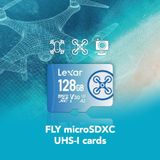 Thẻ nhớ Lexar FLY MicroSDXC UHS-I Card 128GB (Blue)
