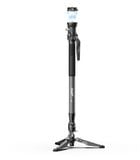 Chân máy đơn sợi carbon nhỏ gọn COMAN M1S có khóa tháo lắp nhanh Arca (Giá đỡ chân không thể tháo rời)