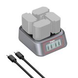 Bộ sạc nhanh 4 pin KingMa BM069 for Fujifilm NP-W235 (New)