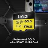 Thẻ nhớ Lexar Professional GOLD 256GB microSDXC UHS-II U3 V60