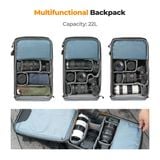 Ba lô máy ảnh K&F Concept dung tích lớn 22L - KF13.104V2