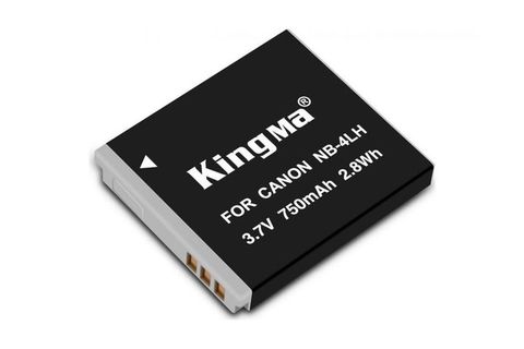 Pin Kingma for Canon NB-4LH 750mah