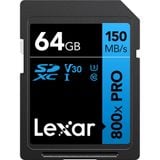 Thẻ nhớ SD Lexar Professional 800x PRO V30 64GB