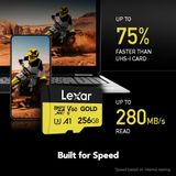 Thẻ nhớ Lexar Professional GOLD 256GB microSDXC UHS-II U3 V60