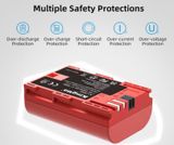 Bộ Pin Sạc đôi Kingma for Canon LP-E6P, 2400mAh
