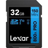 Thẻ nhớ SD Lexar Professional 800x PRO V10 32GB