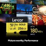 Thẻ nhớ Lexar Professional GOLD 256GB microSDXC UHS-II U3 V60