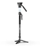 Chân đơn thao tác siêu nhanh sợi carbon nhẹ di động COMAN M1