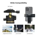 Chân máy ảnh Tripod K&F Concept K234A3 + BH-36  (KF09.149)