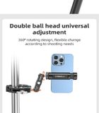 Kẹp kim loại COMAN DC2 có đầu bi xoay 360°, kẹp tay ma thuật có lỗ 1/4 3/8