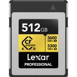 Thẻ nhớ Lexar Professional GOLD CFexpress 4.0 Type B 512GB