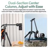 Chân máy du lịch Travel Tripod Ulanzi JJ05 chất liệu Carbon Fiber