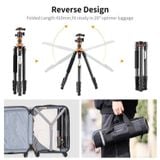 Chân K&F Concepet Carbon Fiber Travel Tripod (KF09.109)