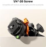 Chân Máy ảnh Tripod K&F Concept Carbon A225C2+BH-28R ( KF09.175 )