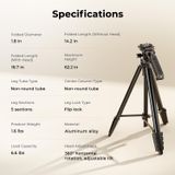 Chân Máy ảnh Tripod K&F Concept KF09.169