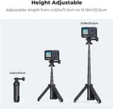 Gậy tự sướng để bàn cho Gopro, Action và Insta - K&F 09.133v3 MS-10