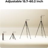 Chân Máy ảnh Tripod K&F Concept Carbon A225C2+BH-28R ( KF09.175 )