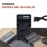 Pin Sạc Kingma Canon NB-8L 800mAh