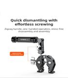 Kẹp kim loại COMAN DC2 có đầu bi xoay 360°, kẹp tay ma thuật có lỗ 1/4 3/8