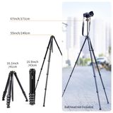 Chân máy ảnh K&F Concept Compact Travel Tripod (KF09.105)