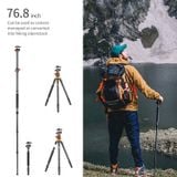 Chân máy ảnh K&F Concept KF09.090V1 (T254A4+BH-28L)