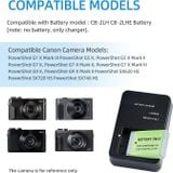 SẠC CHO PIN CANON NB-13L (CB-2LH), Sạc dây