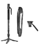 Chân máy ảnh đơn COMAN M1 Pro V5 có đầu thủy lực, tháo lắp nhanh bằng một cú nhấp chuột và chiều cao tối đa 1750mm