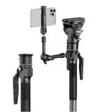 Chân máy ảnh đơn sợi carbon COMAN M1 Pro 1645mm tháo lắp nhanh Khóa chân chịu tải 20kg