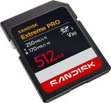 Thẻ nhớ SDXC Sandisk 512GB 250/170MB/s Extreme Pro-Pluss UHS-I